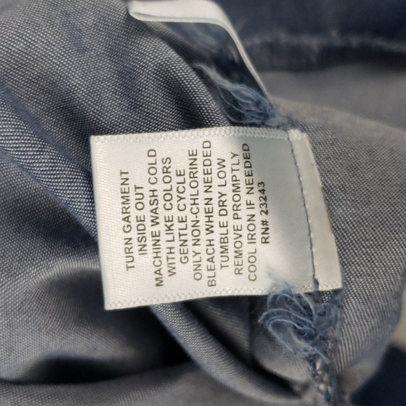 NY & Co Sleeveless Button Front Trapeze Dress - Picture 8 of 8